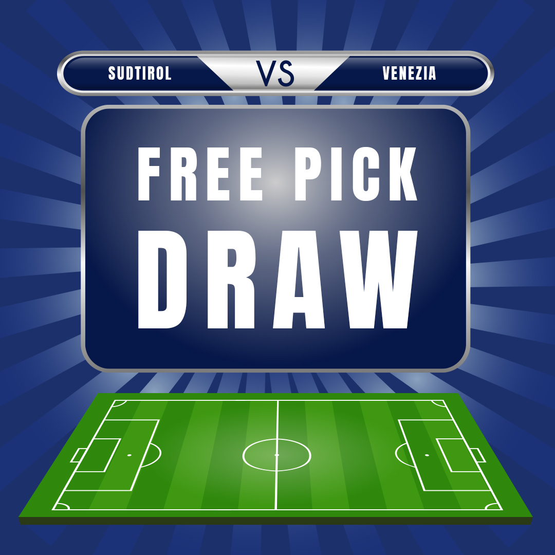 FREE PICK!
August 21, at 20.45
Sudtirol VS Venezia
⭐️ Probability of drawing

#footballPredictions #draws #football #soccerPredictions #footballDraws #soccerDraws #trading #tradingFootball #freepick