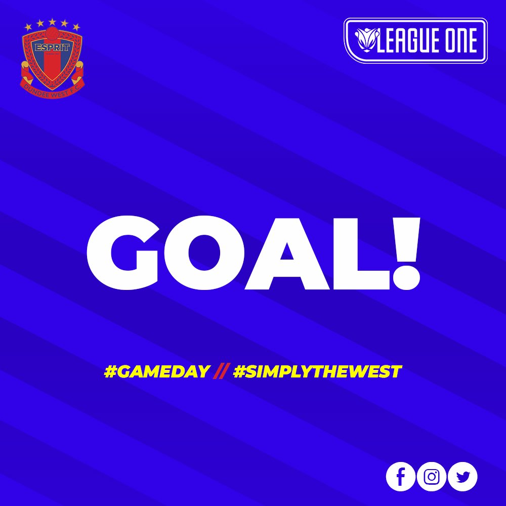 Nice through ball from <a href="/LAJohnston87/">LAJ</a> to <a href="/AmandaPrimrose7/">Amanda Primrose</a> who lobs the keeper. Stenhousemuir 4-1 Dundee West