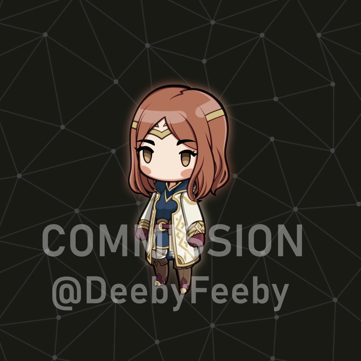 「F!Kiran chibi for @/ExaltedBrandAO3 」|Phoebeのイラスト