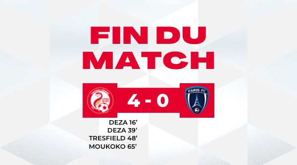 𝐅𝐢𝐧 𝐝𝐮 𝐦𝐚𝐭𝐜𝐡

Les Chouettes remportent ce deuxième match de préparation 4-0 face au PFC U19F 💪🔴⚫️