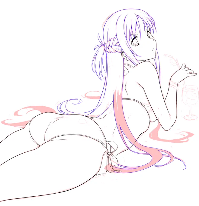 髪や手指など苦手な部分は面で下描きし直ようにしたら大分作業が楽になった気がします 