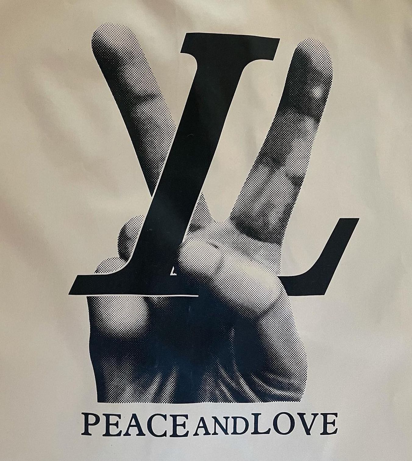 louis vuitton peace and love logo