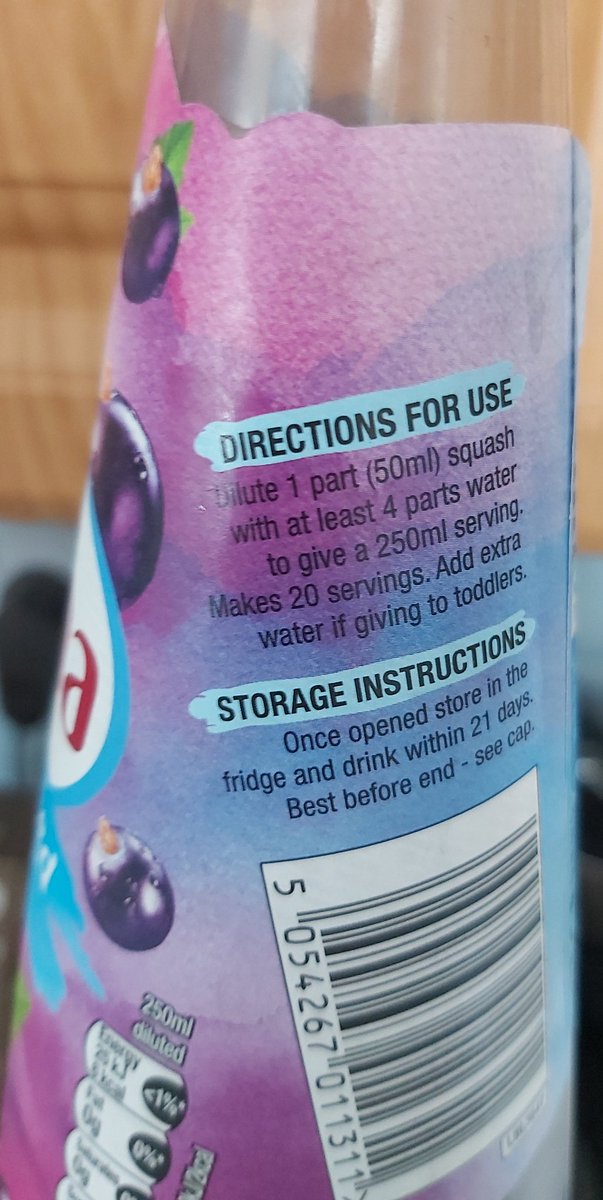 Wait...you have to refrigerate Ribena after opening? <a href="/RibenaUK/">Ribena</a> this always been the case? I've never refrigerated squash EVER 🙈