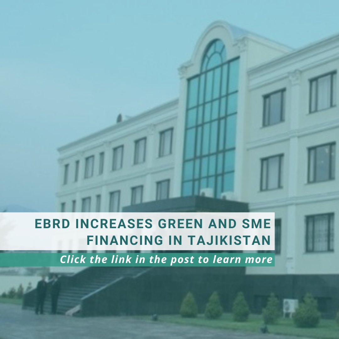 The_Greenpact's tweet photo. 🟢 #SME's across #Tajikistan will be able to take on board #greentechnologies through a #financial package of up to USD 6 mln provided by the @EBRD to the MDO “IMON INTERNATIONAL”. https://t.co/0Jhtnd0g3h

Join #SusFinPLATFORM 𝗟𝗔𝗨𝗡𝗖𝗛 𝗘𝗩𝗘𝗡𝗧: https://t.co/j3DxlEVFnE https://t.co/SN1hcMUNXo