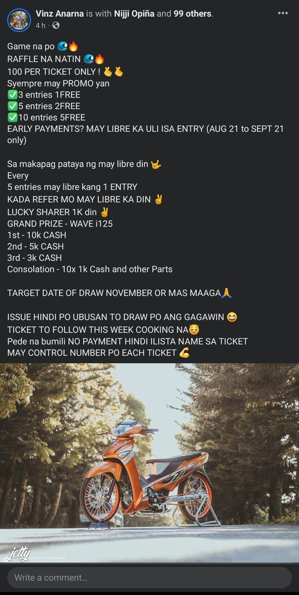 ViNZSANiTY23's tweet photo. 100 lang pede maging motor ?! https://t.co/9yGHrBR7d9
