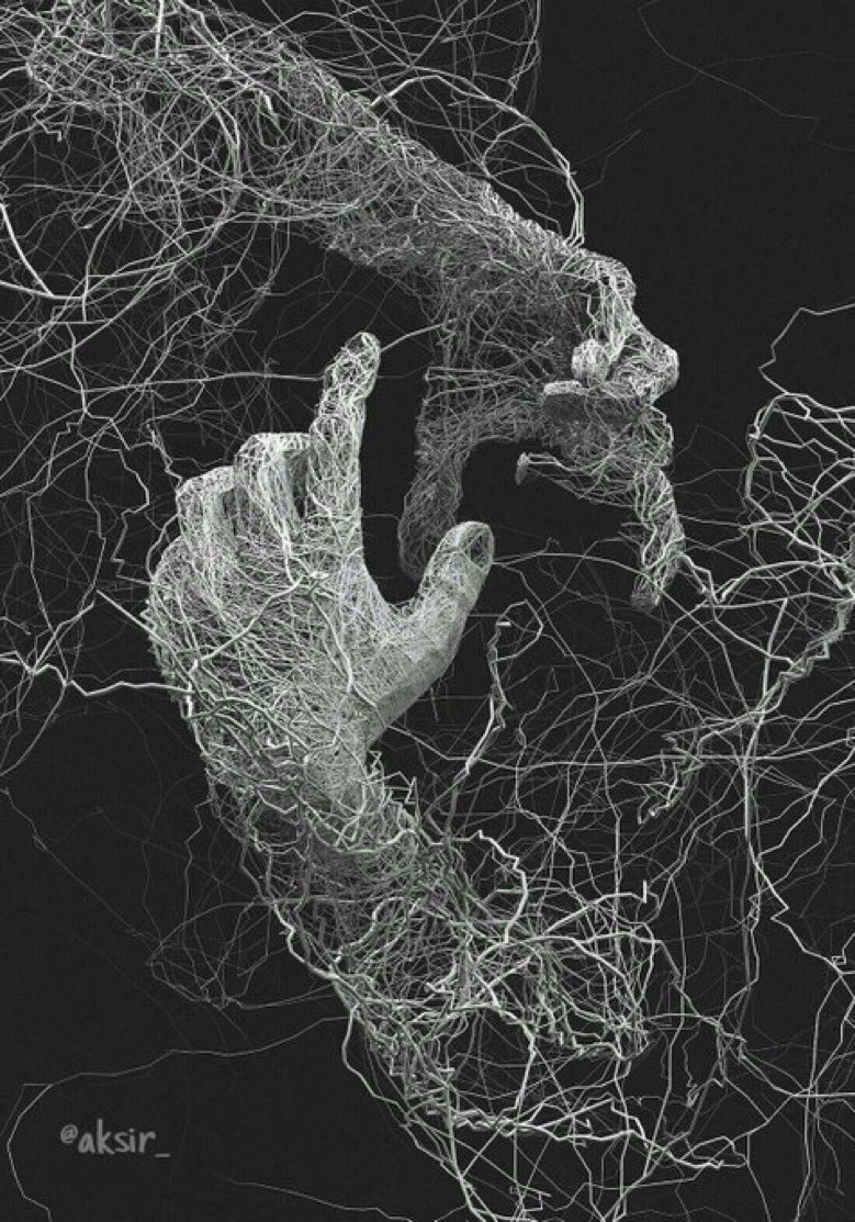 "بعد كل خلاف بيننا ، يزداد تعلقنا ببعضنا كأننا خيط كلما زاد تشابكا زاد قوته🖤."