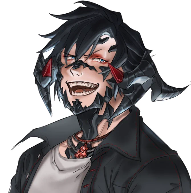 some finished c0mm that im really happy with!im still accepting 3 more slots till end of this week!f0rm below!#finalfantasyxiv #ffxiv 