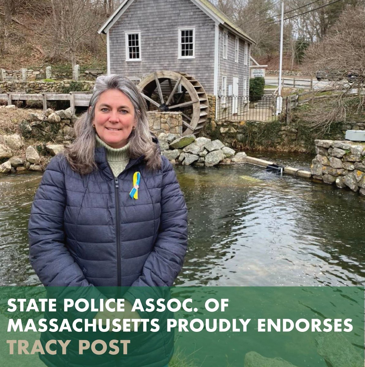 MSPTroopers's tweet image. The State Police Association of Massachusetts is proud to announce our endorsement of Tracy Post for State Representative for the 1st Barnstable District. The Association looks forward to working with Tracy after her election.