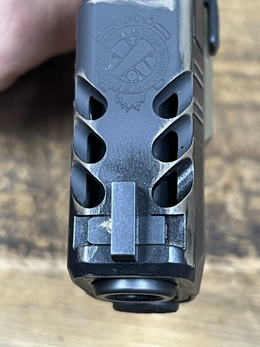AGS_gunsmith's tweet photo. Custom slide ports done on a Springfield Hellcat https://t.co/Un09TrYiUX