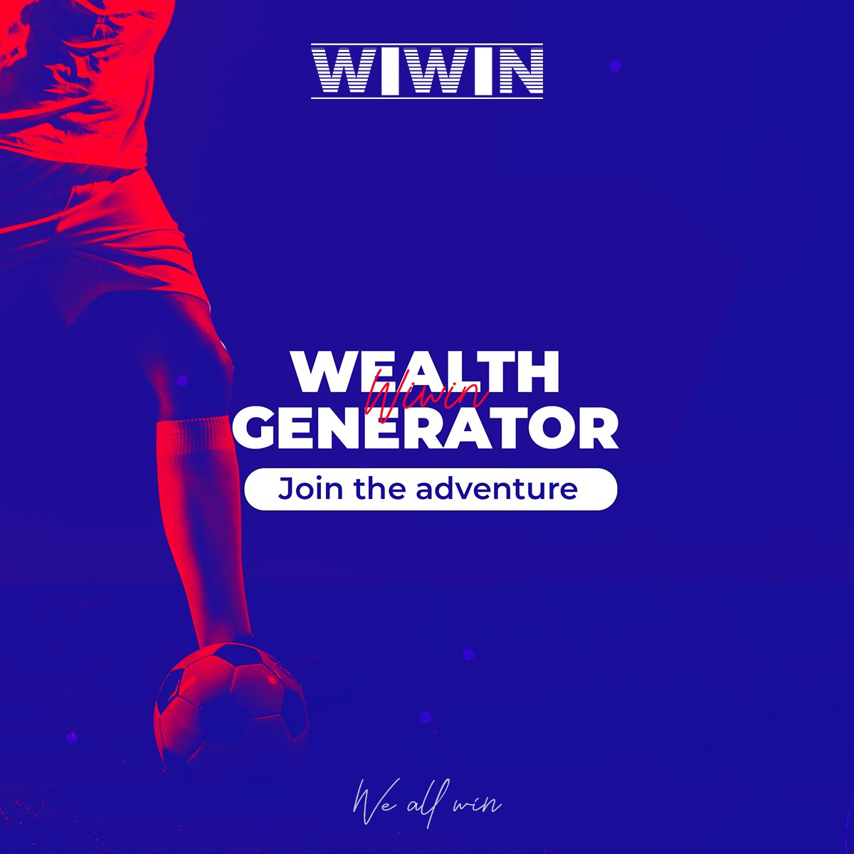 wiwinofficiel's tweet photo. #WIWN #wealth generator for #soccer and #blockchain fans.
Click on the link and follow the registration procedure, in order to be contacted by a member of the WIWIN team:
https://t.co/8JLSBIzObM https://t.co/cgMHtZsGVP
