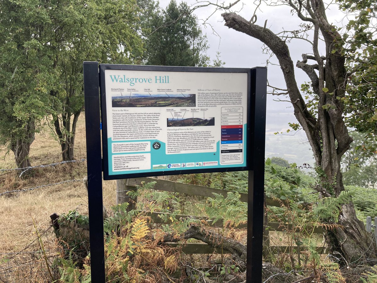 BuildingStones's tweet photo. Good to see one of the new interpretation panels on the #geoparkway put up by our #volunteers https://t.co/0bXSAcipcj