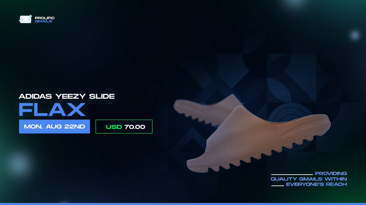 More Yeezy Slides on the way, and you know who is cooking!🧑‍🍳

To get y'all prepared for this release, and celebrate our new auto-delivery, we are giving 30% off. Use code AUTOSLIDES30 when purchasing.💰

Buy here: prolificgmails.com/product-page/o….

A random RT will win 5 one clicks.