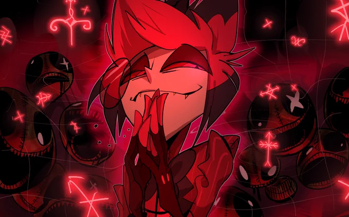 旧デザのAlastorも大好きなんだ… #HazbinHotel  #HazbinHotelFanart  #HazbinHotelAlastor 