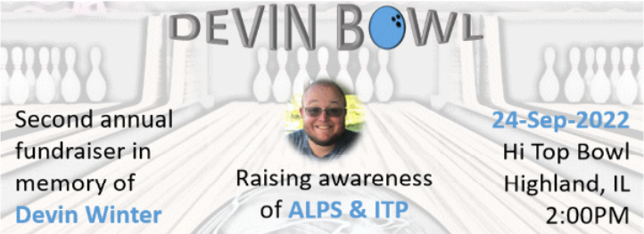 KentWinter4's tweet photo. We are about a month away from the second annual Devin Bowl - an event to raise awareness of rare blood disorders, and raise funds for the Platelet Disorder Support Association - https://t.co/sstOwmV20f. If you would like to support, please message me. https://t.co/W9TLKMCOJv