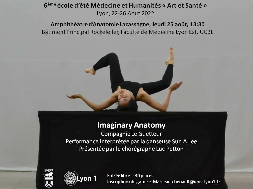 MarceauChenault's tweet photo. Notre 6eme École d'été Médecine et Humanités "Art et Santé" débute ce lundi 22 août. Places disponibles sur inscriptions pour les 4 conférences publics, la soirée ciné, et la performance danse ! https://t.co/YGIGwDdSvi