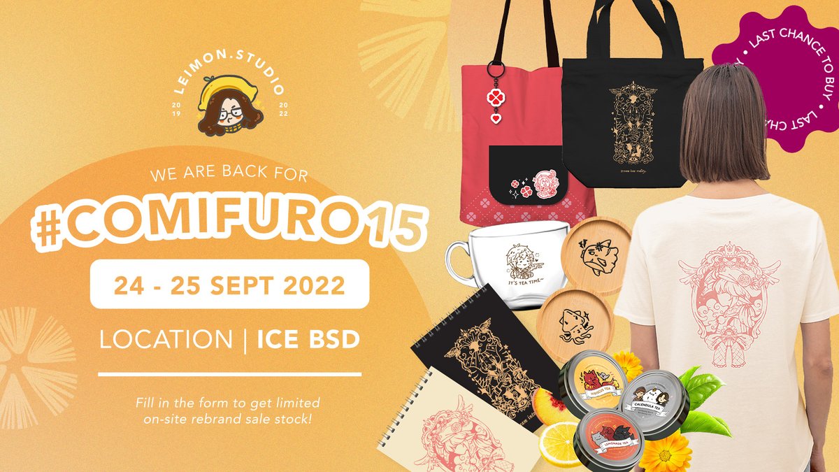 leii_mon's tweet photo. ✨RTs Appreciated!✨

LEIMON STUDIO back on #COMIFURO15 together with Telemiette folks @ BOOTH A-15 on both days (24-25 Sept)! 

See thread for more details~ Enjoy!

🗓️ PO Period: 21 - 25 Aug 2022
🛒 PO form: https://t.co/pGCO3tlPTE

#comifuro15catalogue #GenshinImpact https://t.co/qQW3hLbdZh