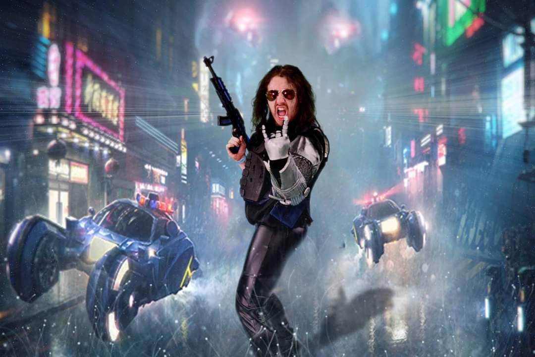 Edited cosplay a photographer did love this cosplay Johnny silverhand game cyberpunk 2077