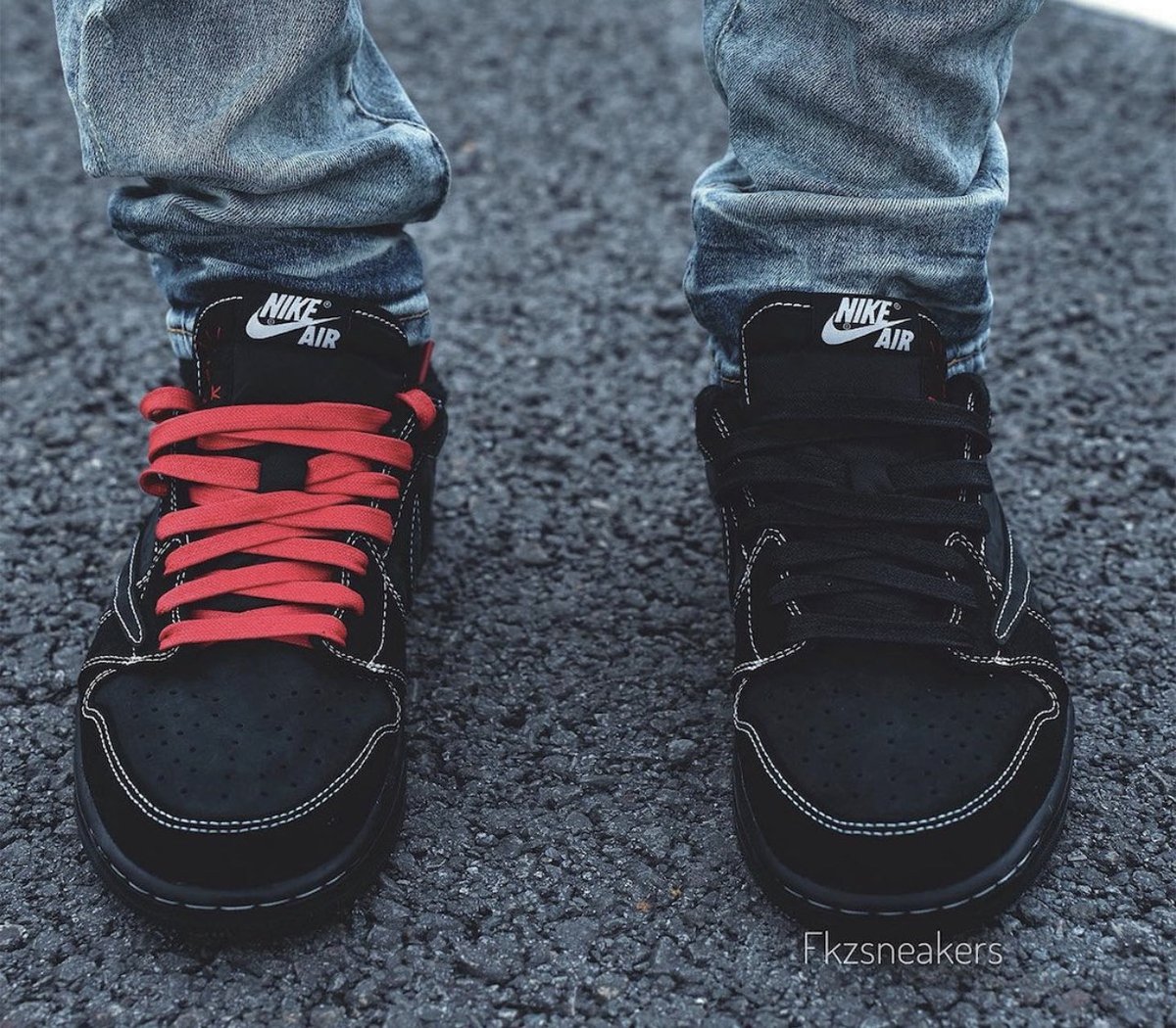 SnkrsStock's tweet photo. Who’s excited for the next Travis Scott Jordan 1 low “phantom” 👀 https://t.co/nvsVUWugl7
