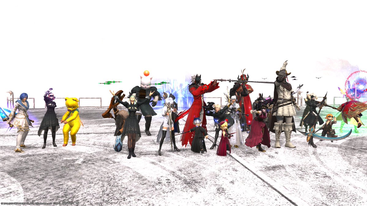 モーグリ 「【FF14 番外編】 ゼロからヨルハはじめる Part2おつよみ～ニーアの儚くも」|レーミング有栖🥐のイラスト