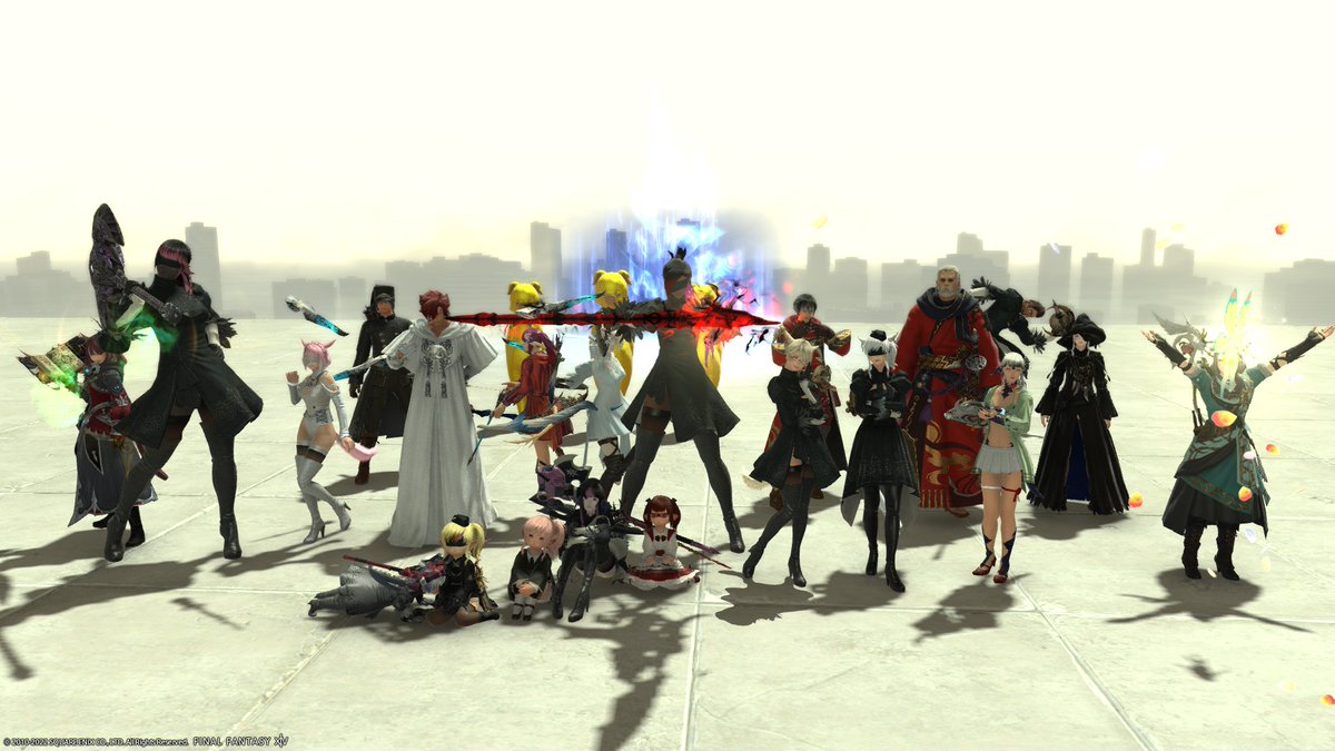モーグリ 「【FF14 番外編】 ゼロからヨルハはじめる Part2おつよみ～ニーアの儚くも」|レーミング有栖🥐のイラスト