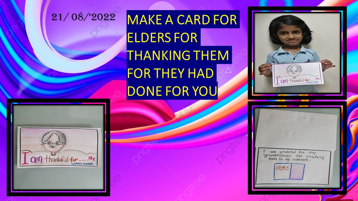 NajeebJesna's tweet photo. Gratitude task!!! Made a thanking card for elders👏 @ShiningStarSchl @BestSchoolPrize @T4EduC #strondschoils #bestschoolprize #T4Edu https://t.co/P3vzFBPmKC