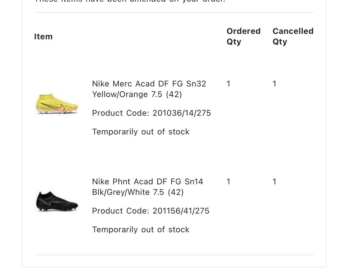 darranT's tweet photo. @SportsDirectUK what a total waste of time - the online store says 42 pairs in stock - and an hour later sold out.   A total joke, refund ASAP the entire order please. https://t.co/eKe7bbisQg
