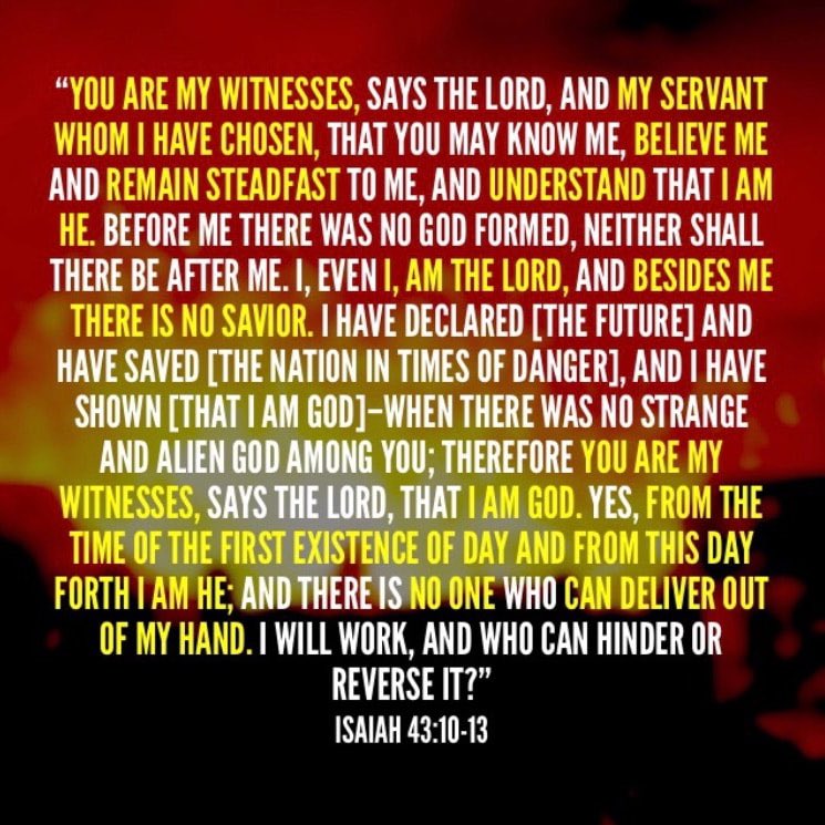 bbbthatsright's tweet photo. There Is Only One (The One And Only) - I AM HE:

https://t.co/uRiAjZPZjx

#YHWH #Yeshua #Yahweh #Jesus #ThereIsOnlyONE #TheONEandOnly  #IAMHE #JohnTen30 #Mark12TwentyNineThru30 #Echad #JamesTwo19 #Christian #Bible #GodIsLove https://t.co/NEmKnsCv6A