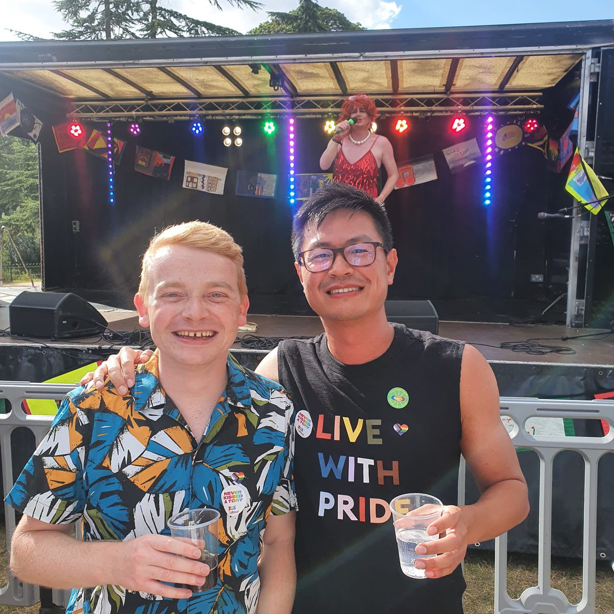 What a fantastic day yesterday at @WarksPride, a privilege to be part of the first ever march with my @WarksLabour, @WMLabour and @LGBTLabourWM friends.

Huge shout out to @MrDanielBrowne, @SassiAfrika and all the amazing Warwickshire Pride trustees for such a fabulous event! 🏳️‍🌈