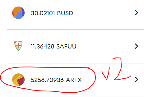 JimWear's tweet photo. My #ArtemisX tokens R back in my wallet after they migrated 2 v2 contract... they will soon launch #Moonwalk... which will PAY U in tokens 2 exercise! Rebase is gone... but BUSD dividends is still in place... token can now increase in value... plus its 2 miners R still paying. https://t.co/YDdOZLmU4F