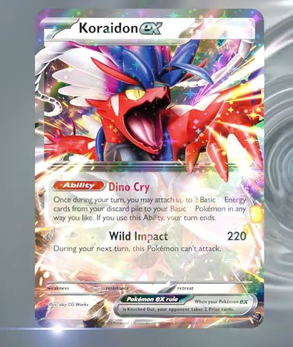 Pokémon Blast News on X: As cartas ex estão de volta na 9ª Geração! As  primeiras cartas de Miraidon ex e Koraidon ex são reveladas: #PokemonTCG  #PokemonWorlds #PokemonWorlds2022  / X