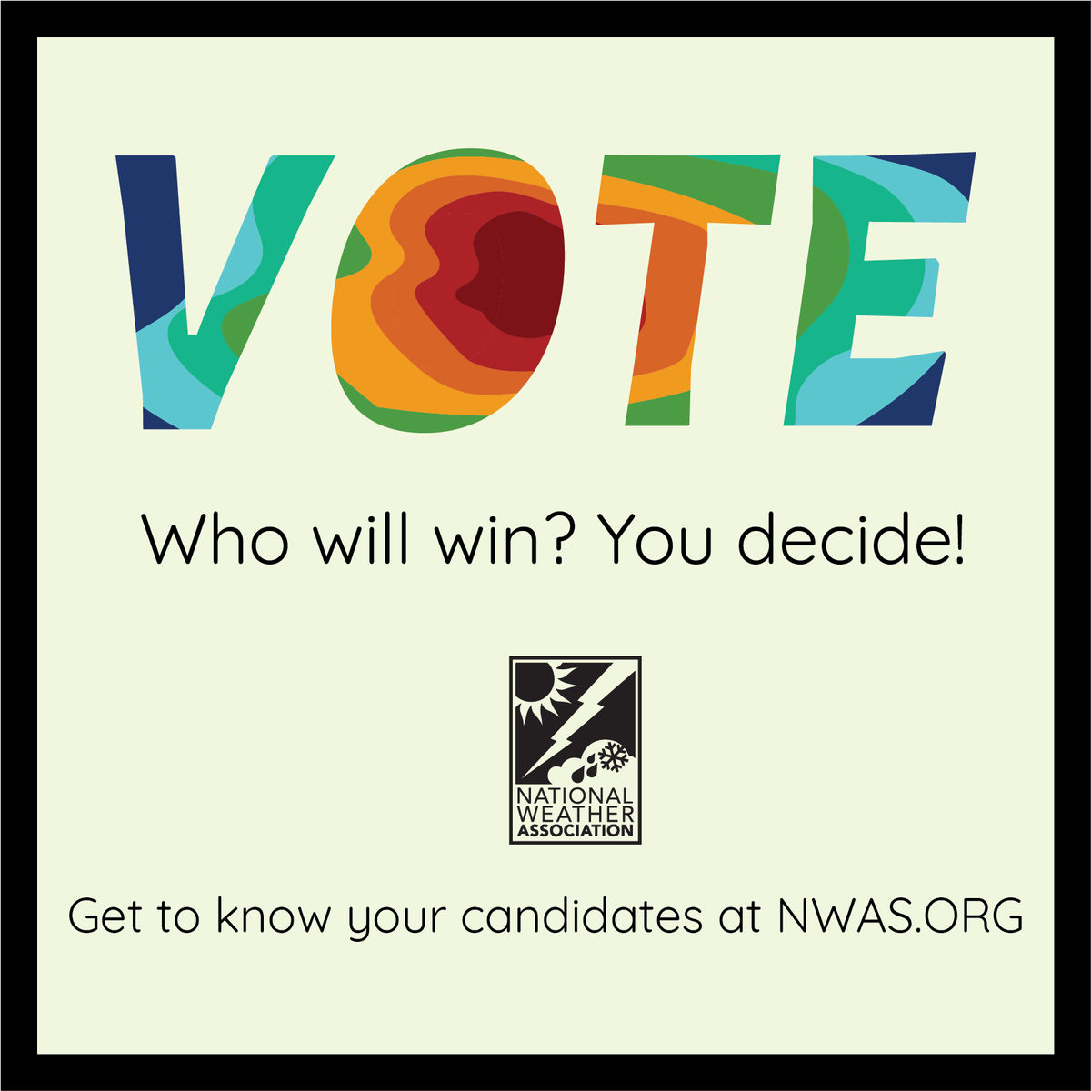nwas's tweet photo. 🌟 Elections for the 2023 National Weather Association Officers &amp; Board Members opens soon!

👋 Meet the candidates this week &amp; check out their bios. Ask them questions in our Whova thread or at our Coffee Break with the candidates Monday afternoon!

➡️ https://t.co/c2y9Rdt0Z1 https://t.co/53wk8kd8yn