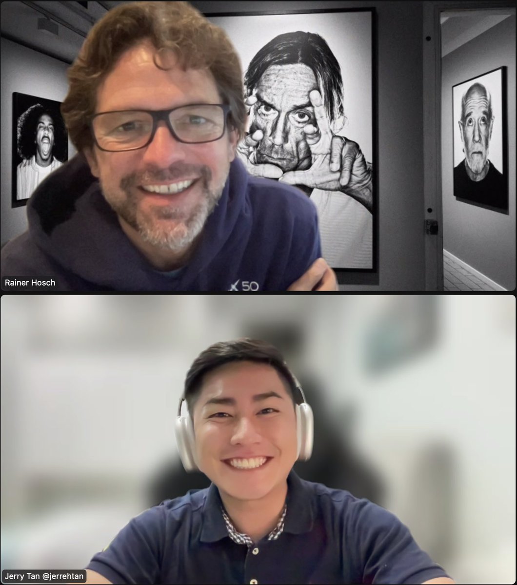 jerrehtan's tweet image. Had an amazing chat with the world renown photographer @rainerhosch, thank you for your time dear ser!

Extracted so much value from today’s sharing; and will be sharing with all of you guys real soon!

Do drop @rainerhosch a follow and check out his latest NFT collection! #LFG🚀