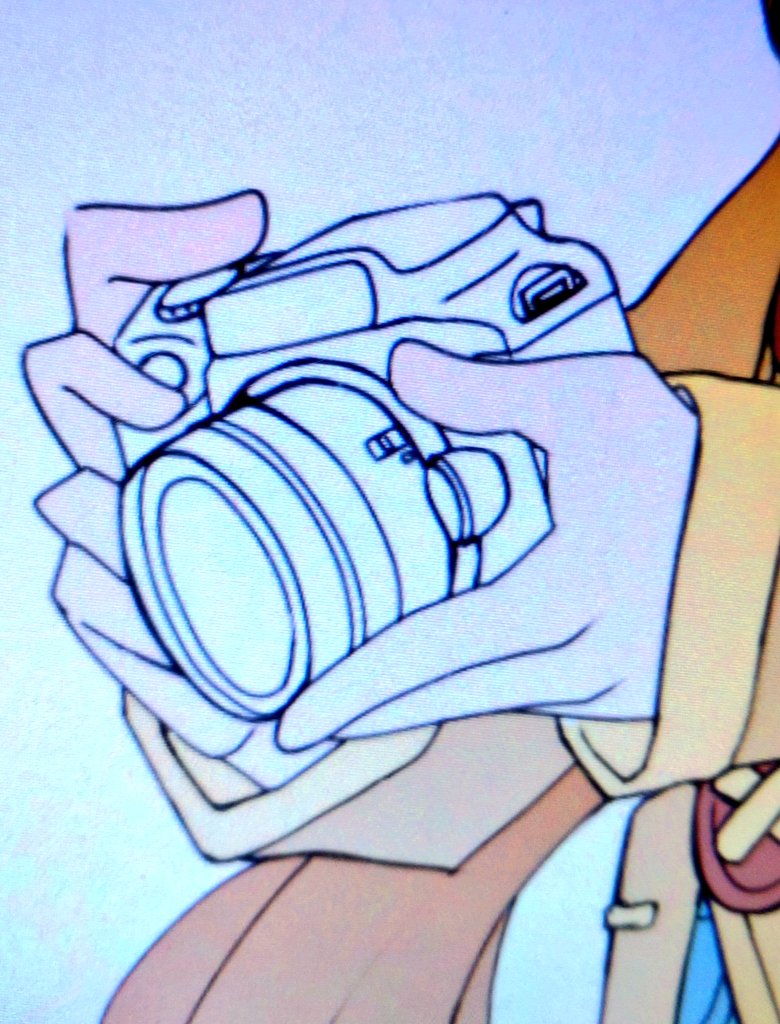 「ふふ、これねCanonのキメラ俺にはカメラが分からぬ故、画像検索で出たカメラをご」|ちゃっか♨Skeb募集中‼️のイラスト