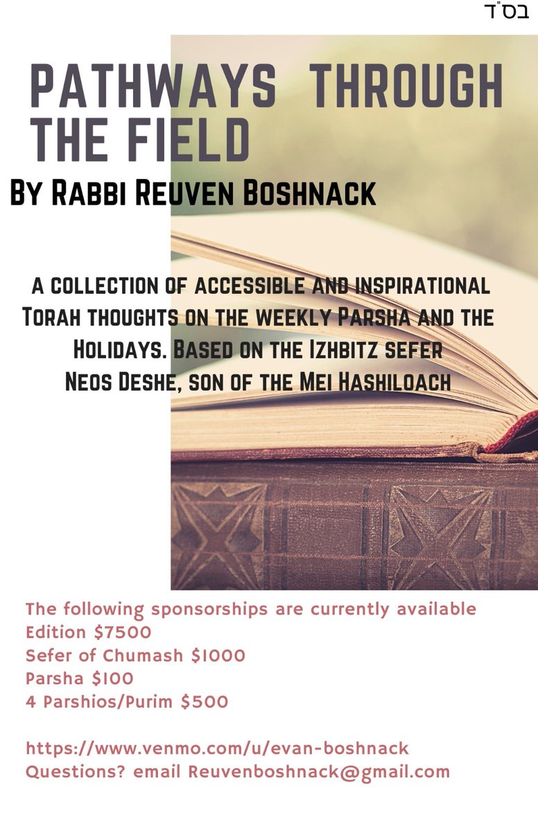 Reuvenboshnack's tweet photo. Bh! Sponsorships are filling up! Be a part of spreading #torasizhbitz @TheRadziner #radzyn #radzin https://t.co/nnuQZIPN5L