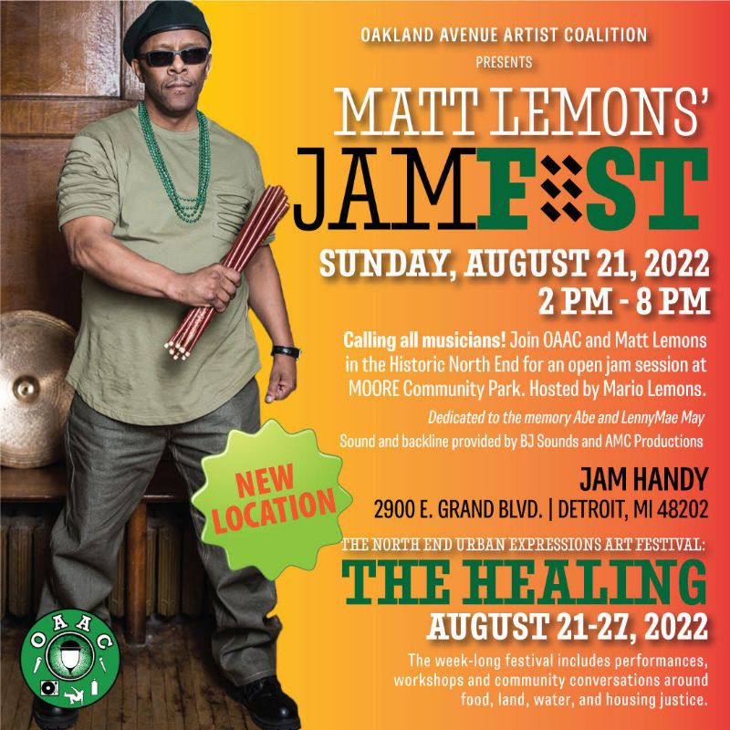 The Healing Festival Begins Today! Day 1: JAMFEST - mailchi.mp/12f5c5c4bcdd/t… #TheHealing2022 #NorthEndDetroit #OAACDetroit