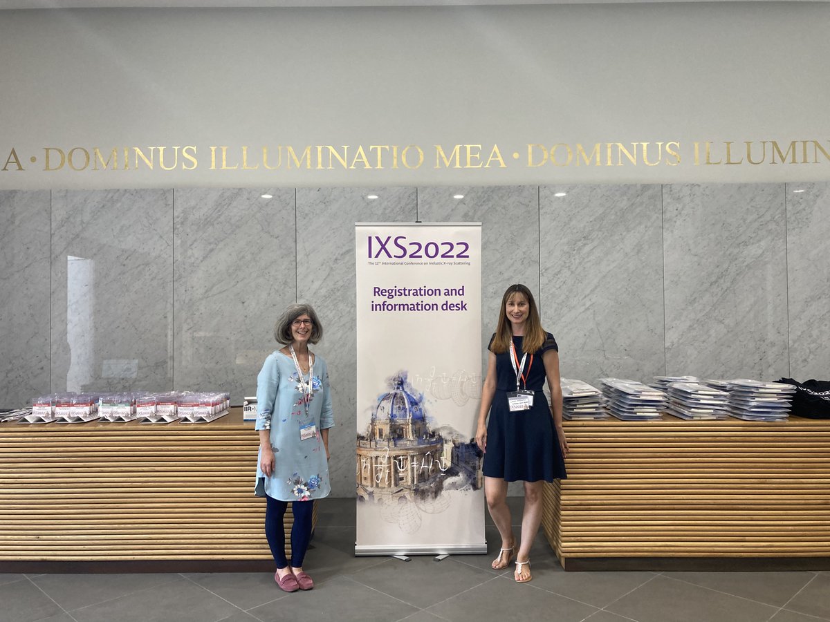 DiamondLightSou's tweet photo. Welcome to #IXS2022 the 12th International Conference on #InelasticXrayScattering hosting #WorldChangingScience speakers from around the world! https://t.co/f3jvCX4IEY