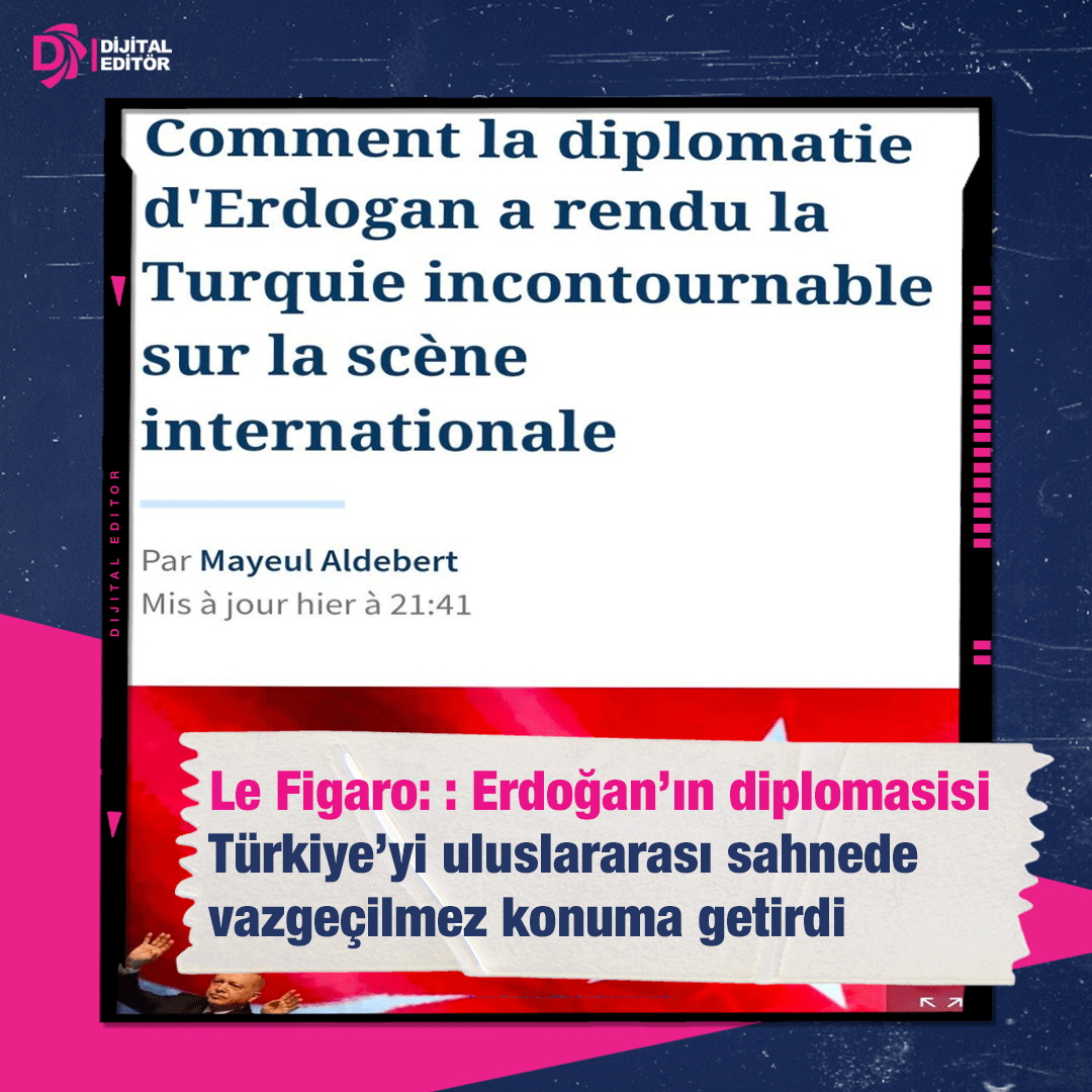 dijitaleditor's tweet photo. Fransa'nın Le Figaro gazetesinde Rusya-Ukrayna savaşında Erdoğan'ın rolüne övgüde bulunuldu. Gazetede, “Erdoğan’ın diplomasisi Türkiye’yi nasıl uluslararası sahnede vazgeçilmez konuma getirdi?” başlıklı bir yazı kaleme alındı. https://t.co/us2lMPSAkT