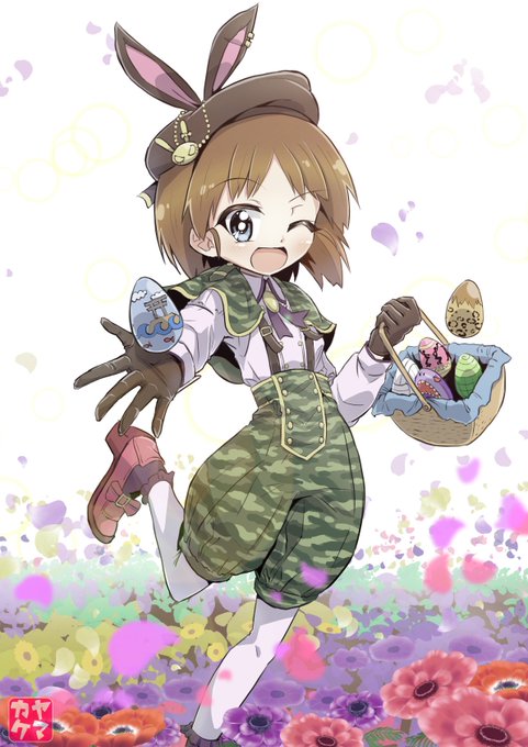 イースター絵より再掲!
えっちくない、可愛さに全振りしたバニーがいたって良いじゃないか! #バニーの日 