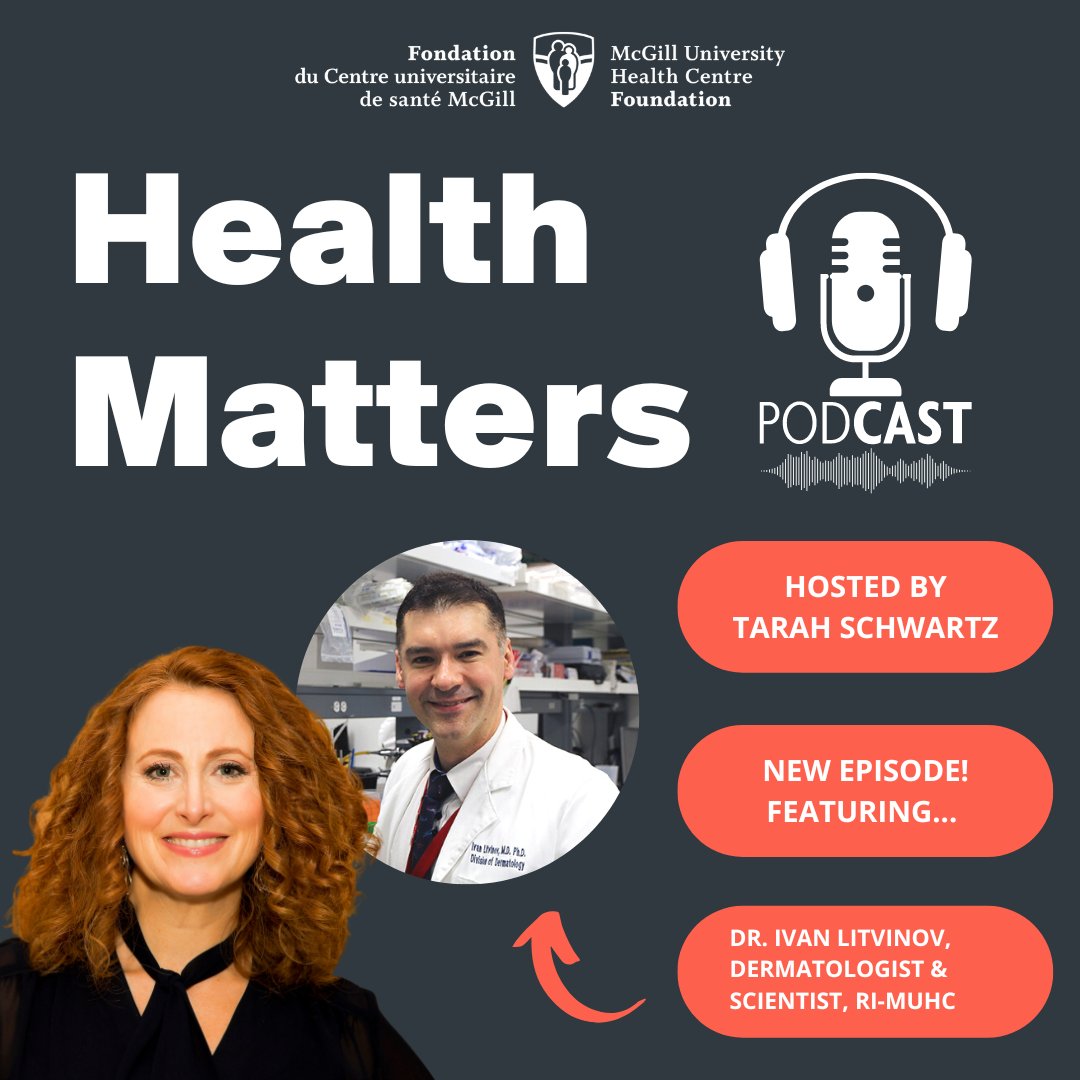 Fondation CUSM / MUHC Foundation (@muhcfoundation) on Twitter photo Today on Health Matters, <a href="/TarahDSchwartz/">Tarah Schwartz (she/her)</a> & <a href="/DrLitvinov/">Ivan V. Litvinov</a> discuss the most common locations on the body to find skin cancer. And, @jd_photiades details her ovarian cancer journey and her support of the <a href="/doveegene/">The DOvEEgene Project</a> project. Tune in to <a href="/CJAD800/">CJAD 800 Montreal</a> at 12pm! 📻 🎧 Today on Health Matters, <a href="/TarahDSchwartz/">Tarah Schwartz (she/her)</a> & <a href="/DrLitvinov/">Ivan V. Litvinov</a> discuss the most common locations on the body to find skin cancer. And, @jd_photiades details her ovarian cancer journey and her support of the <a href="/doveegene/">The DOvEEgene Project</a> project. Tune in to <a href="/CJAD800/">CJAD 800 Montreal</a> at 12pm! 📻 🎧