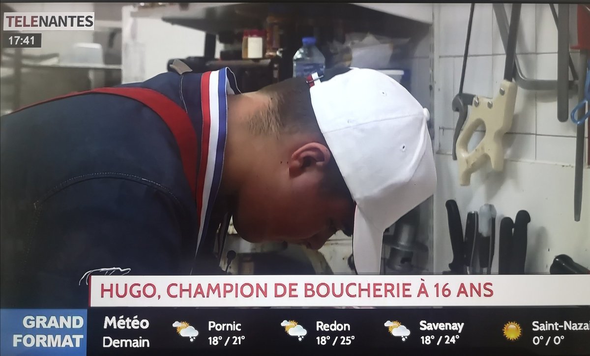 Pour ceux qui ont encore trop chaud, vous pouvez aller à saint Nazaire demain ! Il fait beau et froid. Cc <a href="/telenantesinfo/">Télénantes</a>