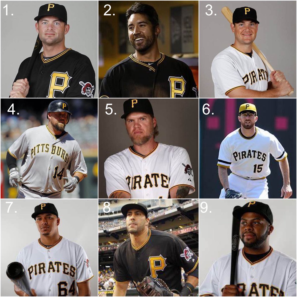 NorthShoreNine's tweet photo. Pirates 1B over the last decade. Choose 2! https://t.co/3mjtN22PCE