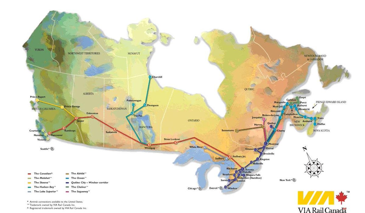 Where it all started -> Where we are now.

To put it mildly, we keep going backward when it comes to passenger rail in Canada. There is a lot of blame to be found in the policies of past and current governments.

#VIARail #PassengerRail #Canada