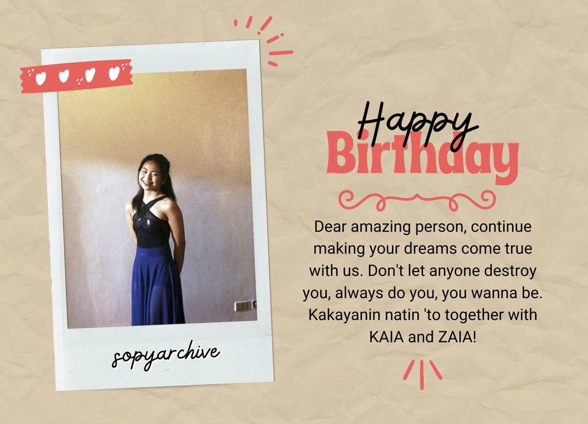 sopyarchive's tweet photo. Happy birthday my love. ❤️ 

Happy SOPHIAce Day
#SophiaThe21st #KAIA_SOPHIA
@KAIAOfficialPH #KAIA @KAIA_Members https://t.co/fO943Szl2r