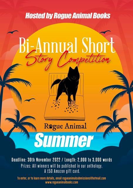 RogueAnimal's tweet image. Hey #WritingCommunity! We're launching a new short story competition - winners will be published in our anthology. More info in the thread 🧵🧵🧵