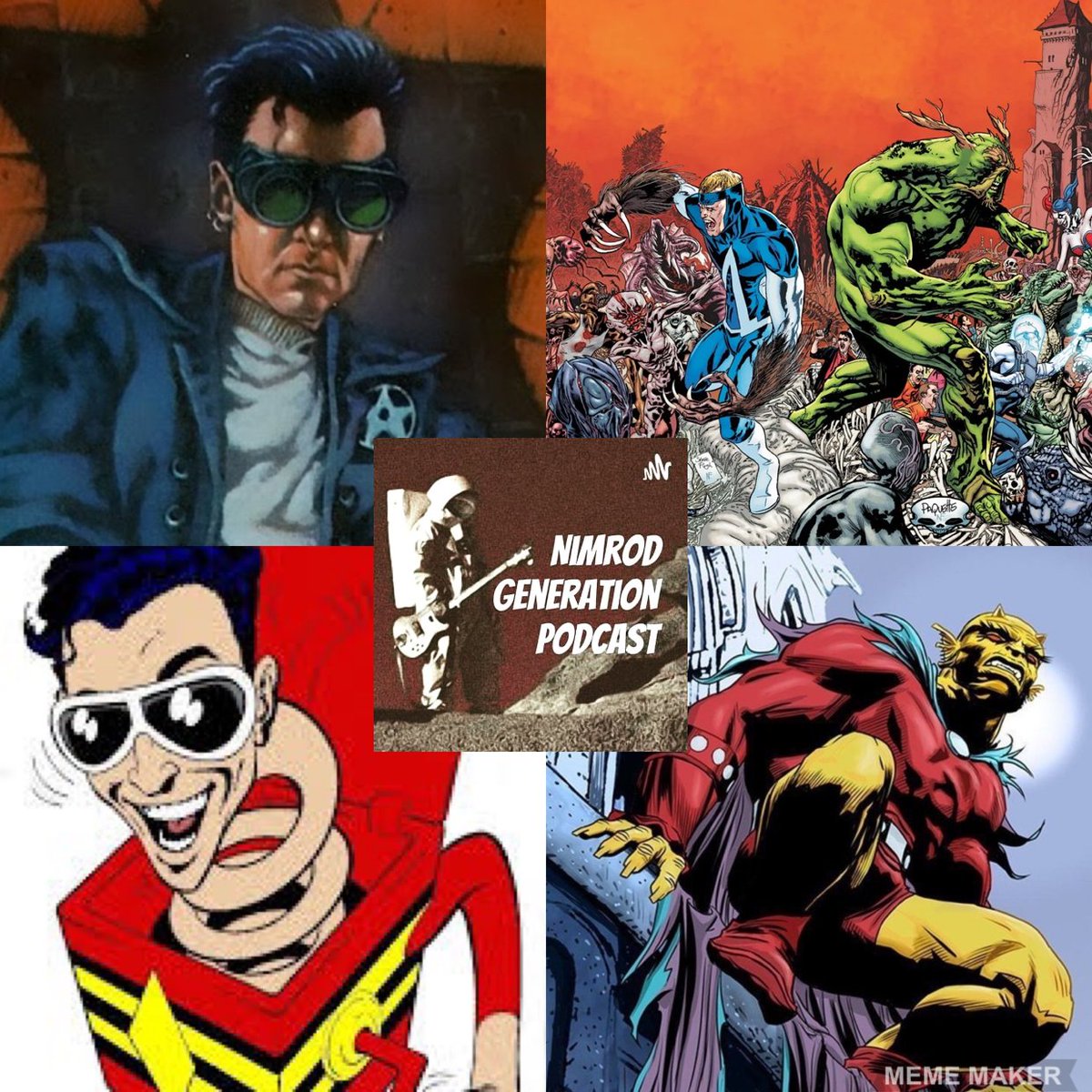 ElCidthefirst's tweet photo. New episode came out yesterday. This one is about some comic book characters that we think are underrated. Search for us on spotify and anchor, Nimrod Generation. #podcast #dccomics #comicbook https://t.co/EntHpB47KN
