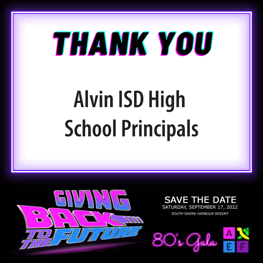 AlvinISD Education Foundation tweet media