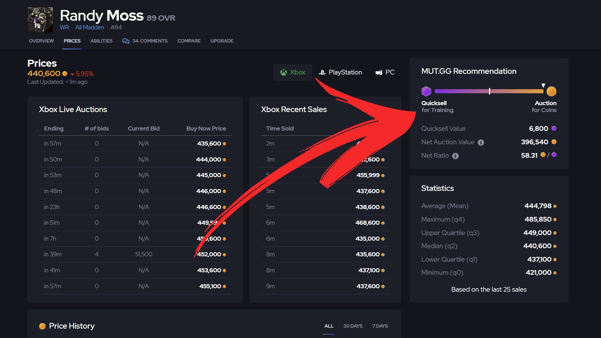 MUT.GG 💳 on Twitter "Not sure if it's better to quicksell a player or