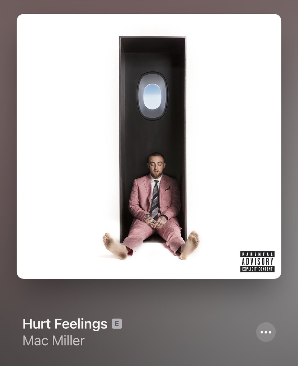 MacMillerism's tweet photo. How to listen to Hurt Feelings by Mac Miller: https://t.co/3OOP2VYHHG