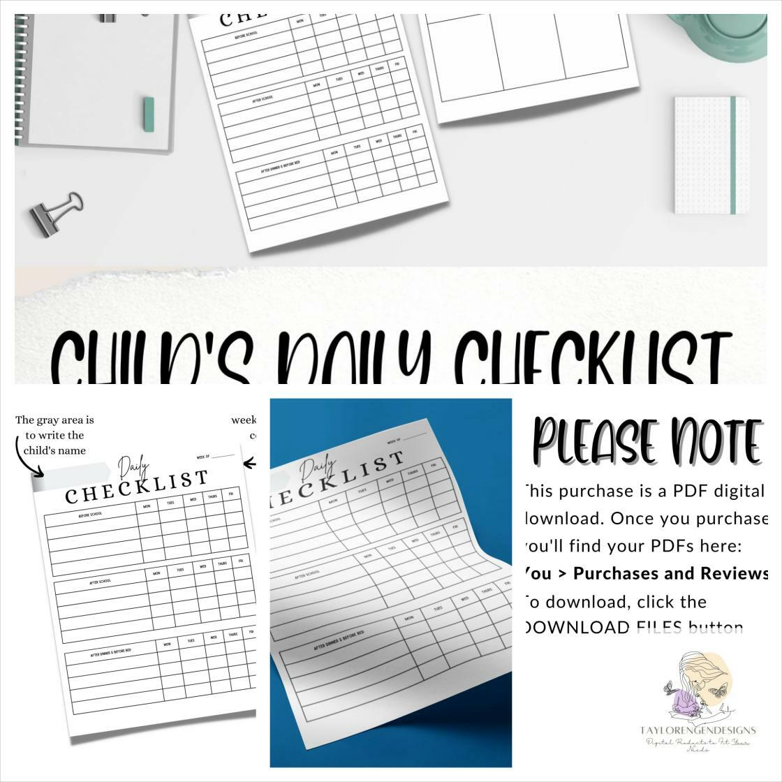 TaylorEngen's tweet image. Kids Chore Chart | Responsibility Chart | Daily Checklist | Weekly Checklist | Kid Chores | Kids Responsibility etsy.com/listing/123312…
 #KidsChoreChart #ResponsibilityChart