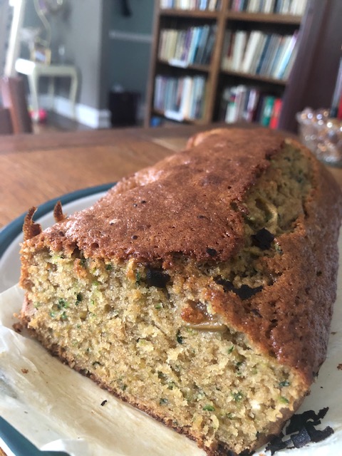 WheatonProvost's tweet photo. Zucchini bread. #sabbathbaking https://t.co/16olOgv6Yy